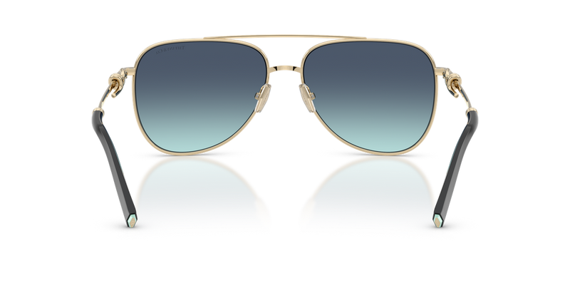 Tiffany TF3116 in Pale Gold / Azure Gradient Blue (62029S) - Alternate View