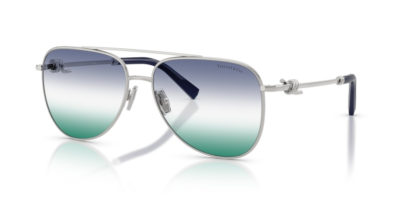 Tiffany TF3116 in Silver / Green Blue Gradient (62312A) - Alternate View