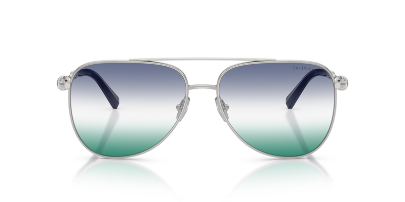 Tiffany TF3116 in Silver / Green Blue Gradient (62312A) - Alternate View