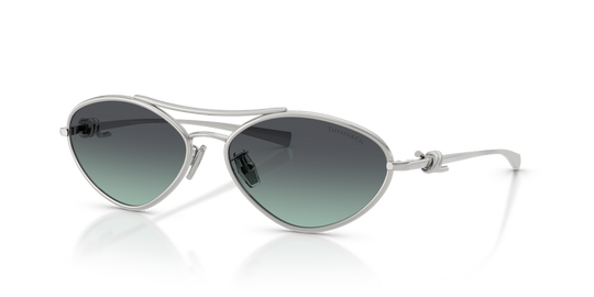 Tiffany TF3117 - Silver / Azure/Dark Grey (60012G)