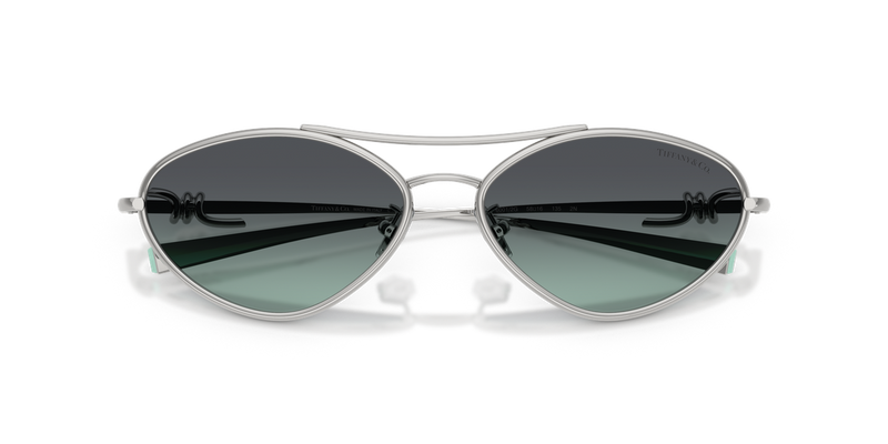 Tiffany TF3117 in Silver / Azure/Dark Grey (60012G) - Side View