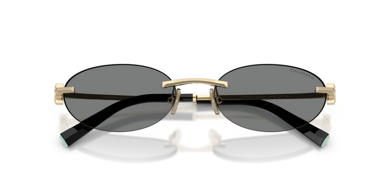 Tiffany TF3119D in Pale Gold / Dark Grey (602187) - Alternate View