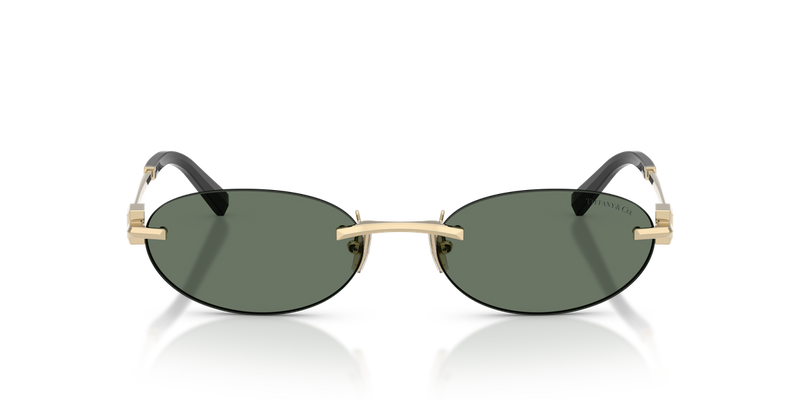 Tiffany TF3119D in Pale Gold / Dark Green (623882) - Alternate View