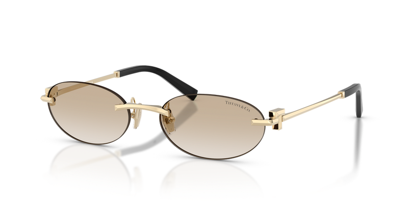 Tiffany TF3119D in Pale Gold / Neutral Gradient Light Grey (623911) - Alternate View