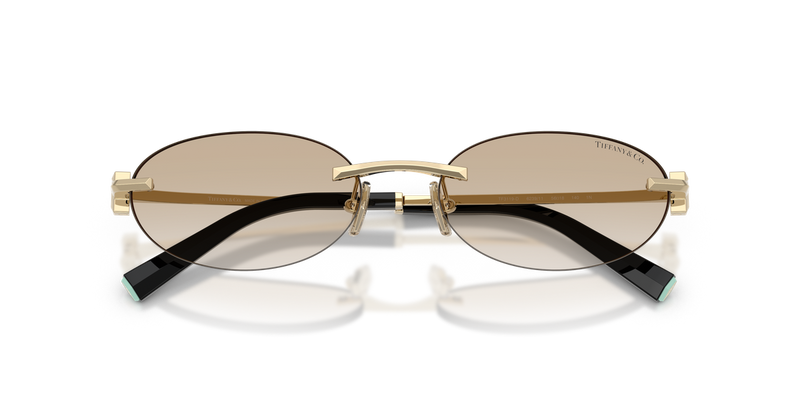 Tiffany TF3119D in Pale Gold / Neutral Gradient Light Grey (623911) - Alternate View