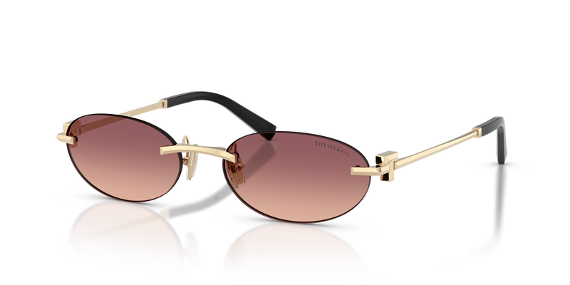 Tiffany TF3119D in Pale Gold / Pink Gradient Violet (62408D) - Alternate View