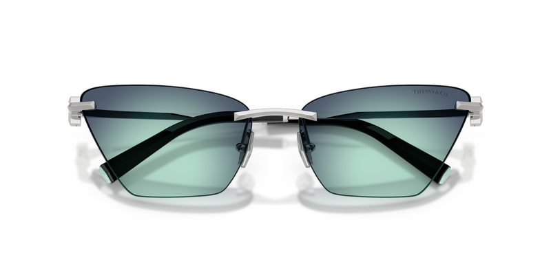 Tiffany TF3120 in Silver / Gradient Blue (60019S) - Side View