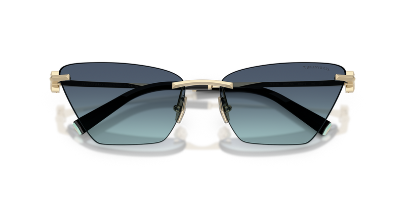 Tiffany TF3120 in Pale Gold / Azure Gradient Blue (60219S) - Alternate View