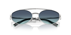 Silver / Azure Gradient Blue (60019S)