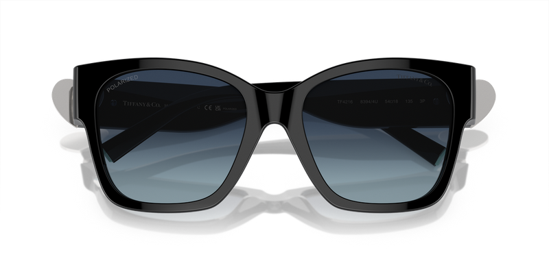 Tiffany TF4216 in Black / Azure Gradient Dark Blue Polarized (83944U) - Alternate View