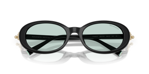 Black / Light Azure (8001D9)