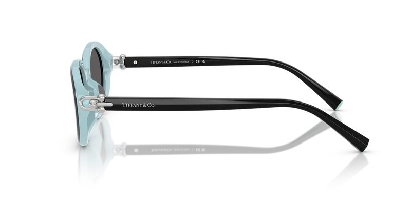 Tiffany TF4242D in Black On Tiffany Blue / Dark Grey (8055S4) - Alternate View