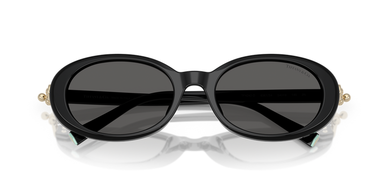 Tiffany TF4242D in Black / Dark Grey (8361S4) - Side View