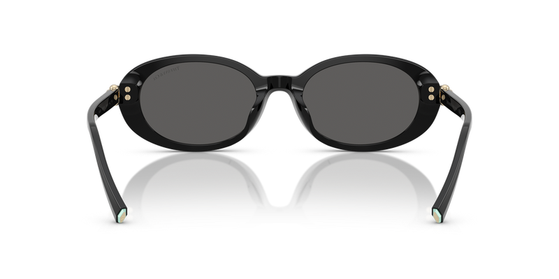 Tiffany TF4242D in Black / Dark Grey (8361S4) - Temple Detail