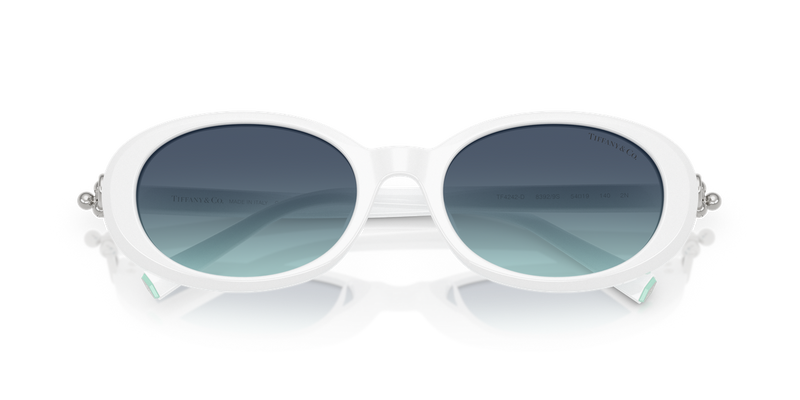 Tiffany TF4242D in Bright White / Azure Gradient Blue (83929S) - Alternate View