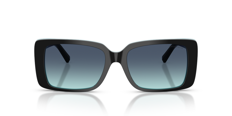 Tiffany TF4249F in Black On Tiffany Blue / Azure Gradient Blue (80559S) - Alternate View