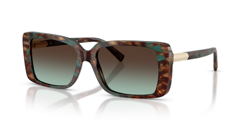 Tiffany TF4249F in Brown Tiffany Havana / Azure Gradient Brown (84425D) - Alternate View
