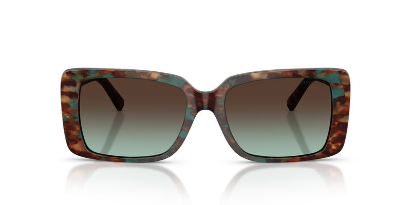 Tiffany TF4249F in Brown Tiffany Havana / Azure Gradient Brown (84425D) - Alternate View