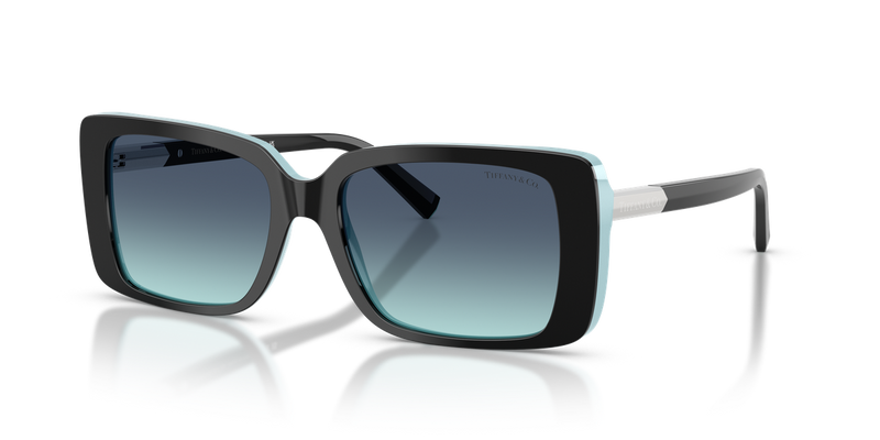 Tiffany TF4249 in Black On Tiffany Blue / Azure Gradient Blue (80559S) - Alternate View