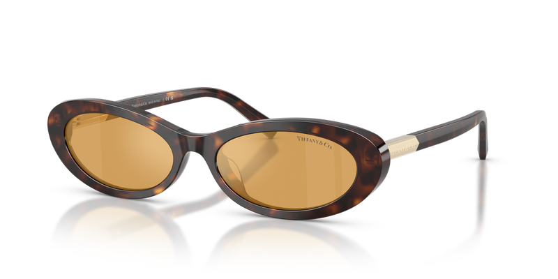 Tiffany TF4250 in Havana / Light Orange Mirror Silver Internal (801574) - Alternate View