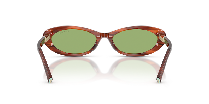 Tiffany TF4250 in Ruby Striped Havana / Green (8440/2) - Alternate View