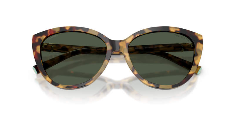 Tiffany TF4251 in Blonde Havana / Polarized Green (80649A) - Alternate View