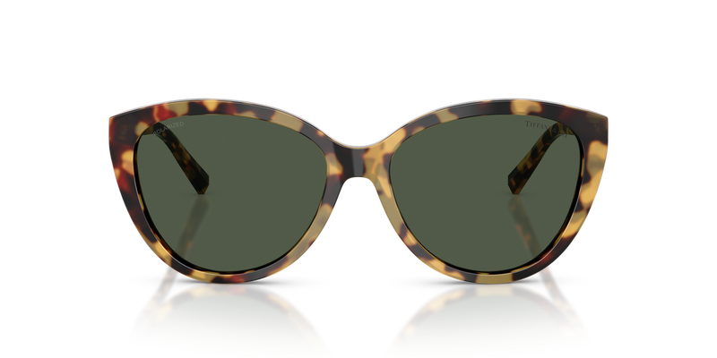 Tiffany TF4251 in Blonde Havana / Polarized Green (80649A) - Alternate View