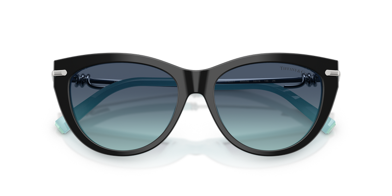 Tiffany TF4253F in Black On Tiffany Blue / Azure Gradient Blue (80559S) - Alternate View