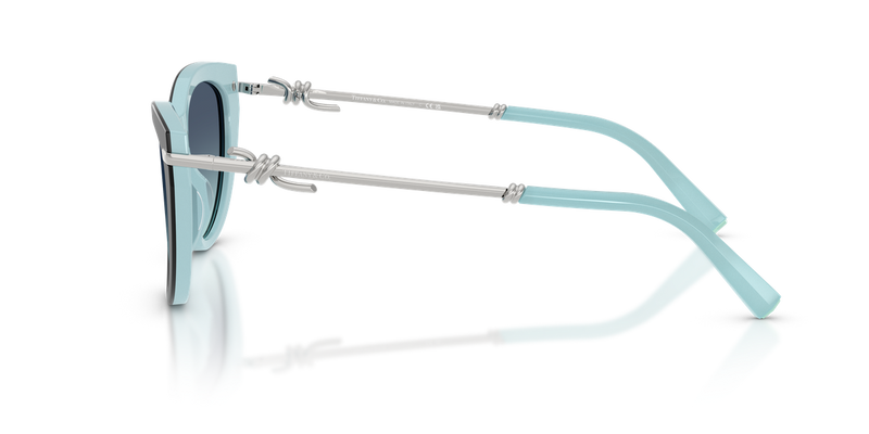 Tiffany TF4253F in Black On Tiffany Blue / Azure Gradient Blue (80559S) - Alternate View