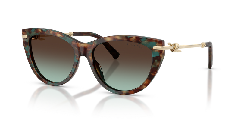 Tiffany TF4253 in Brown Tiffany Havana / Azure Gradient Brown (84425D) - Alternate View