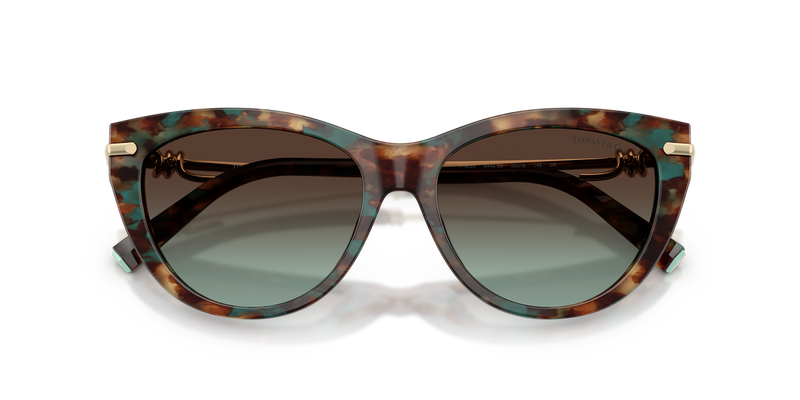 Tiffany TF4253 in Brown Tiffany Havana / Azure Gradient Brown (84425D) - Alternate View