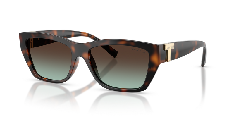 Tiffany TF4255U in Havana / Azure Gradient Brown (80155D) - Alternate View