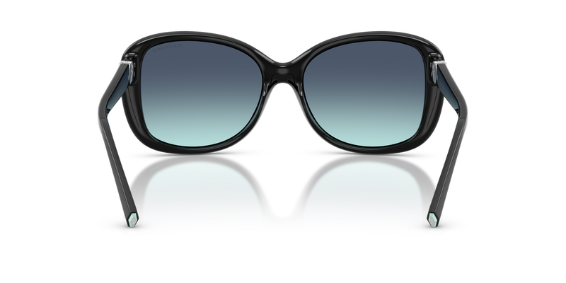 Tiffany TF4257U in Black / Azure Gradient Blue (80019S) - Temple Detail
