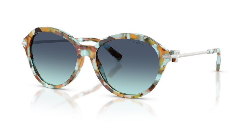 Tiffany TF4259 in Blonde Tiffany Havana / Azure Gradient Blue (84419S) - Alternate View