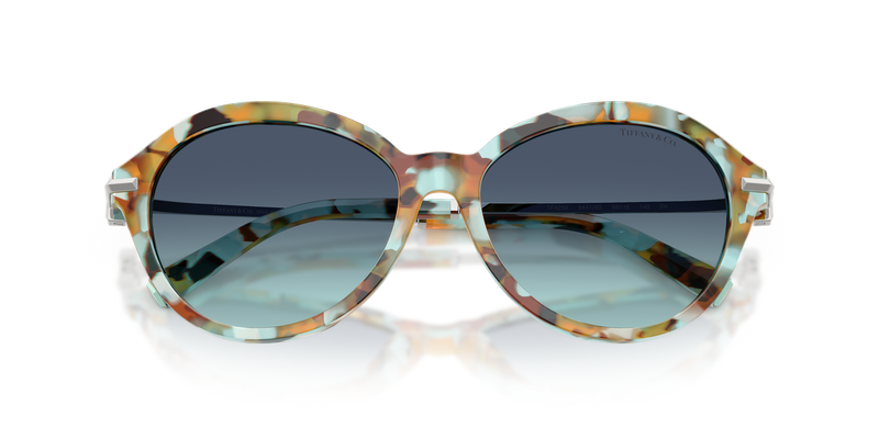 Tiffany TF4259 in Blonde Tiffany Havana / Azure Gradient Blue (84419S) - Alternate View