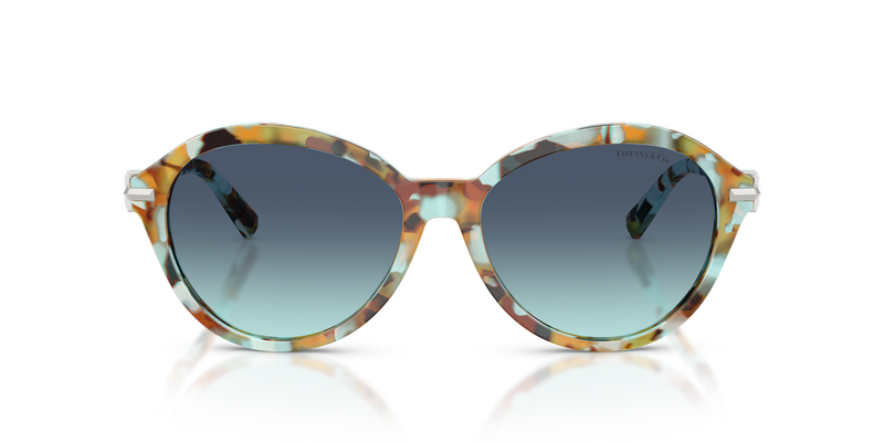Tiffany TF4259 in Blonde Tiffany Havana / Azure Gradient Blue (84419S) - Alternate View