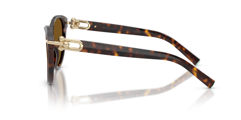 Tiffany TF4261 in Havana / Dark Brown Polarized (801583) - Alternate View