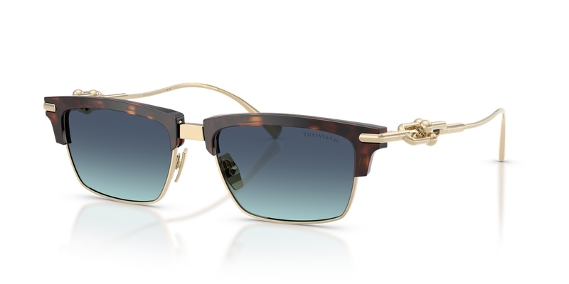 Tiffany TF4262K in Havana / Azure Gradient Blue (80159S) - Front View