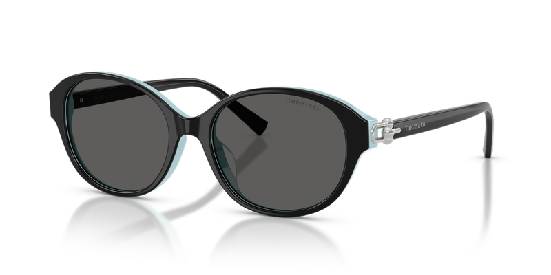 Tiffany TF4263D in Black On Tiffany Blue / Dark Grey (8055S4) - Alternate View
