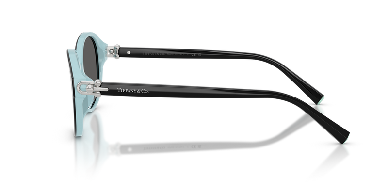 Tiffany TF4263D in Black On Tiffany Blue / Dark Grey (8055S4) - Alternate View