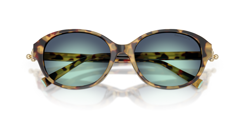 Tiffany TF4263D in Blonde Havana / Gradient Blue (80649S) - Alternate View