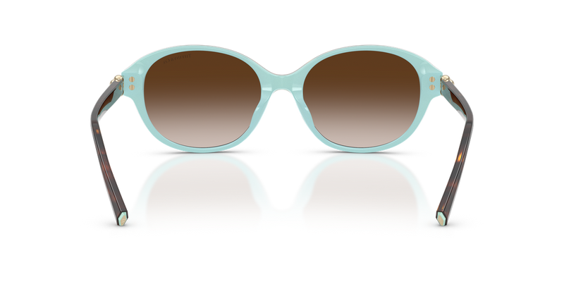 Tiffany TF4263D in Havana On Tiffany Blue / Brown Gradient (81343B) - Temple Detail