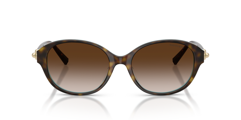 Tiffany TF4263D in Havana On Tiffany Blue / Brown Gradient (81343B) - Alternate View