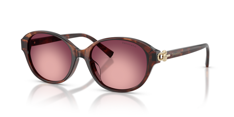 Tiffany TF4263D in Spotted Brown Havana / Pink/Violet (84218H) - Alternate View