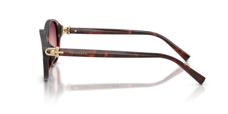 Tiffany TF4263D in Spotted Brown Havana / Pink/Violet (84218H) - Alternate View
