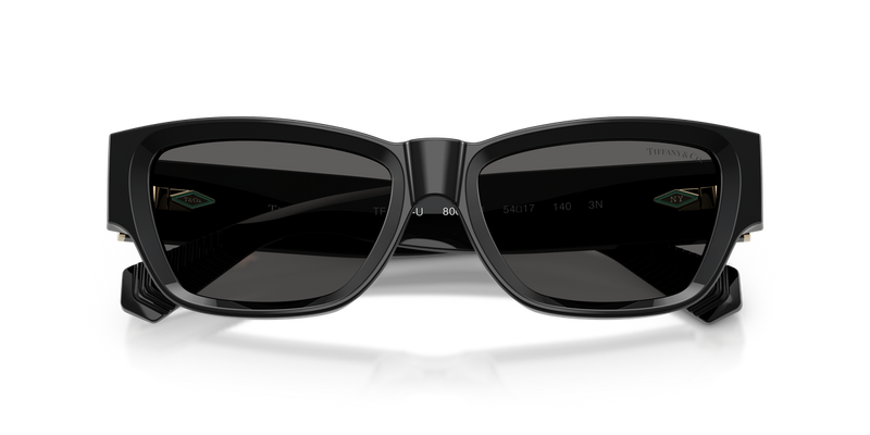 Tiffany TF4265U in Black / Dark Grey (8001S4) - Side View