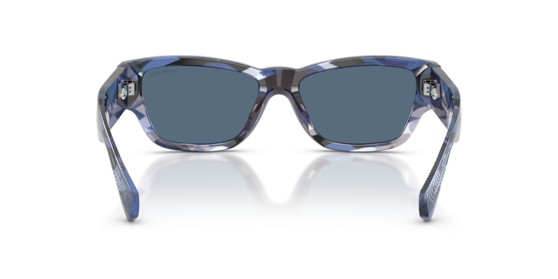 Tiffany TF4265U in Geometric Navy Havana / Dark Blue (846380) - Alternate View