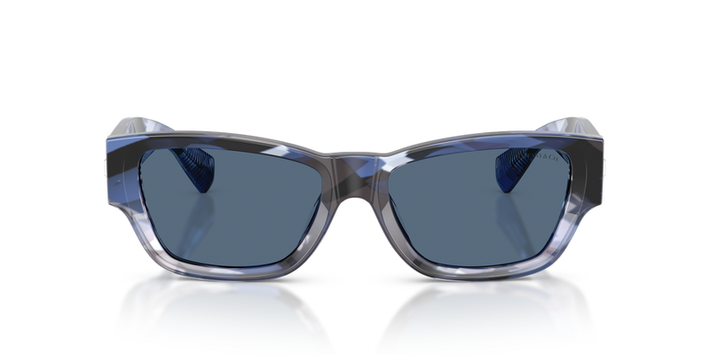 Tiffany TF4265U in Geometric Navy Havana / Dark Blue (846380) - Alternate View