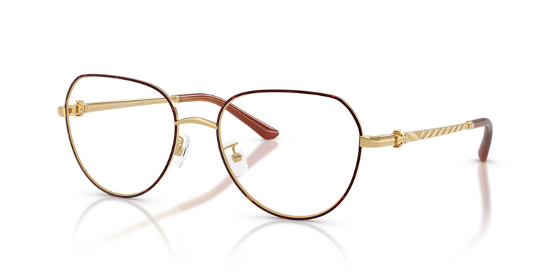 Tory Burch TY1103 in Shiny Gold Tortoise Paper Transfer - Alternate View