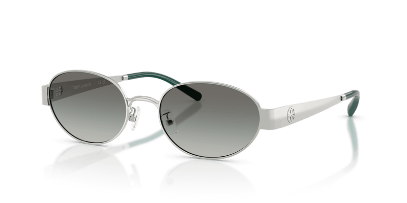Tory Burch TY6116 in Silver / Grey Gradient (327411) - Front View
